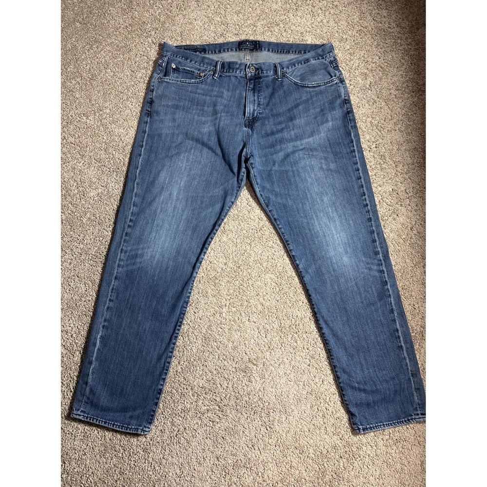 Lucky Brand 221 Original Straight Leg Jeans Mens 40X30‎ Blue Medium Wash Denim